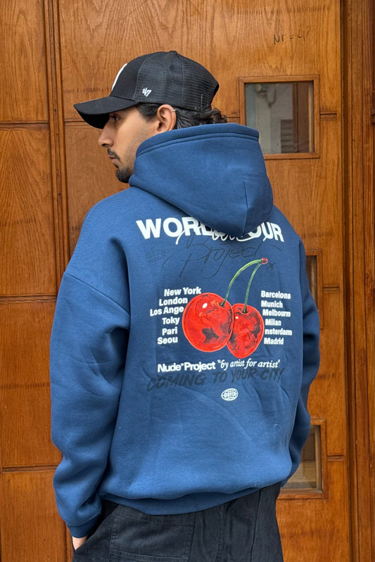 HOODIES WORLD TOUR BLUE OVX