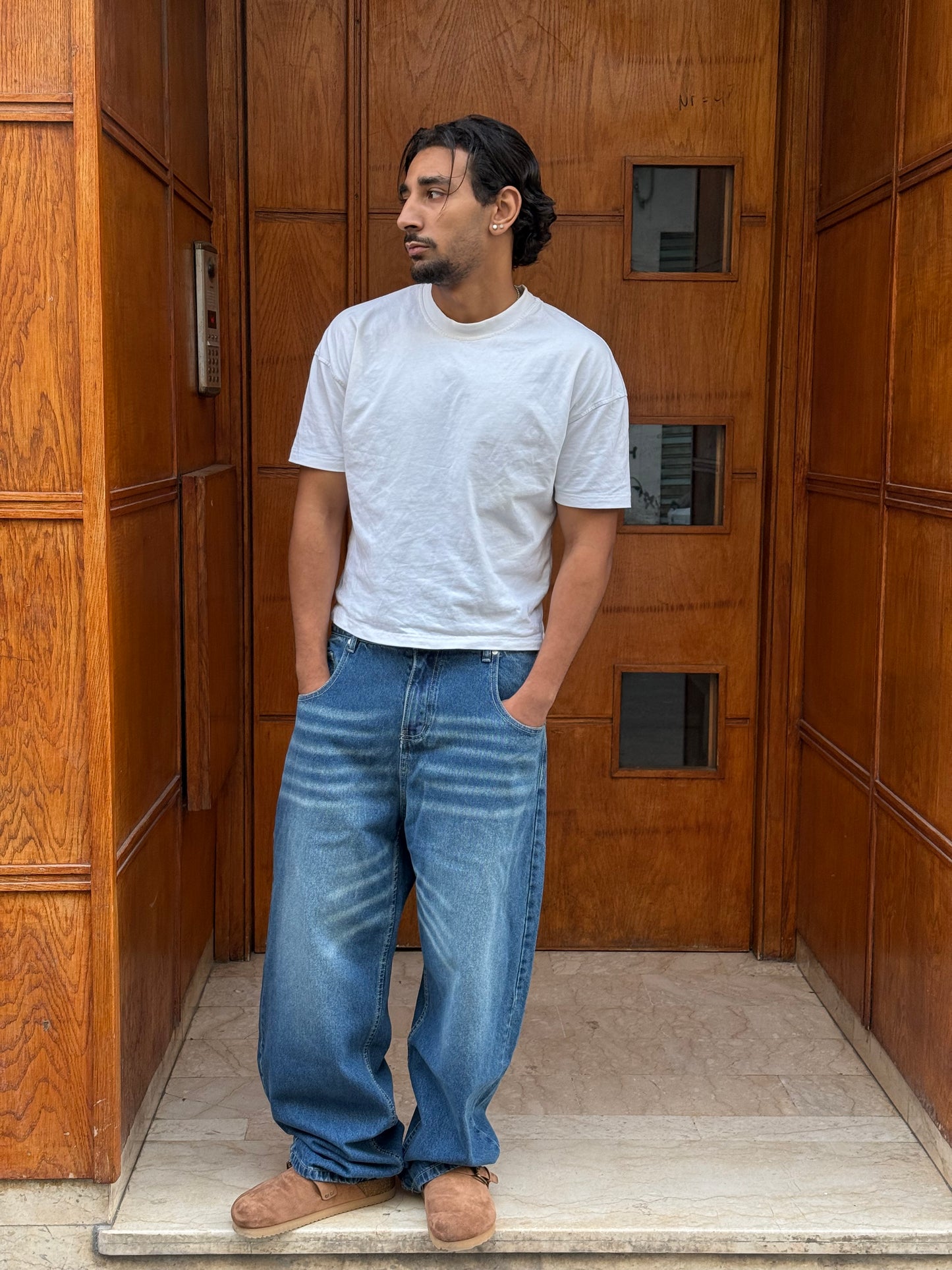 SUPPER BAGGY JEANS TORNADO STYLE (BLEU DIRTY)