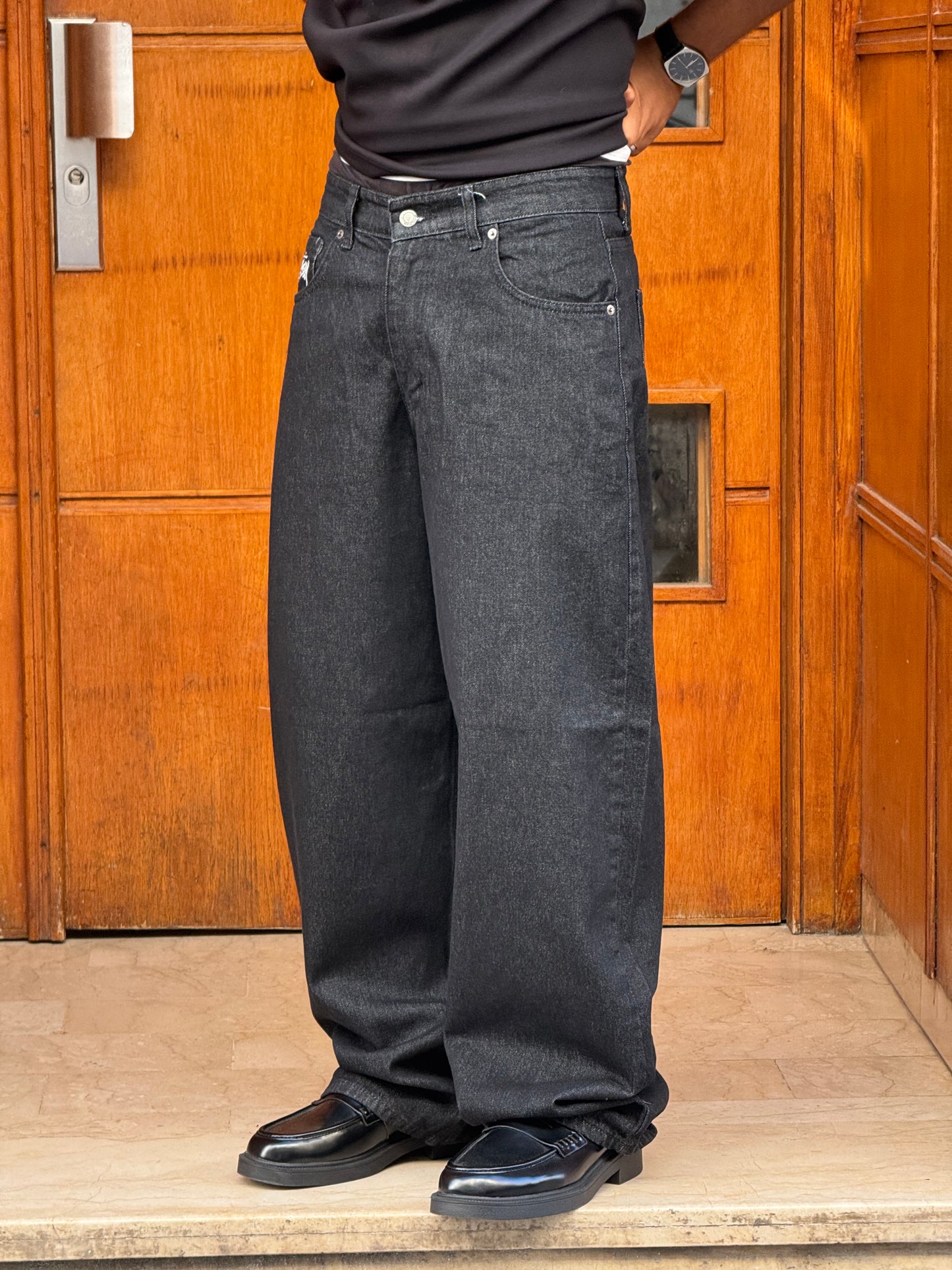 SUPPER BAGGY STUSSY BRIDGE BLACK