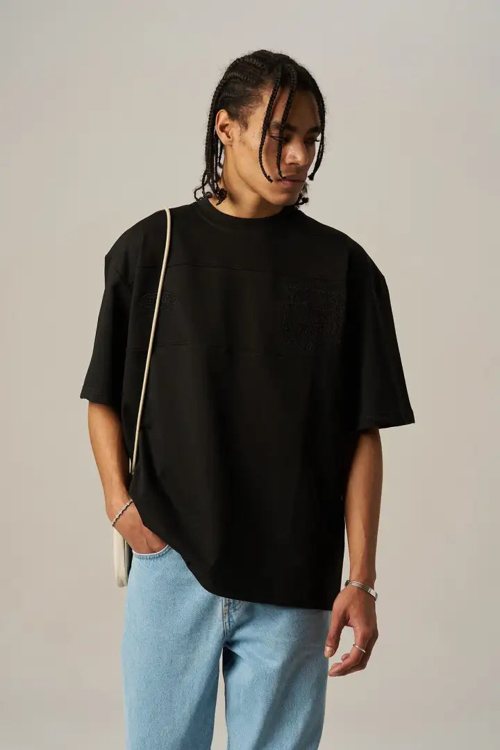 T-SHIRT BU BLACK T-28