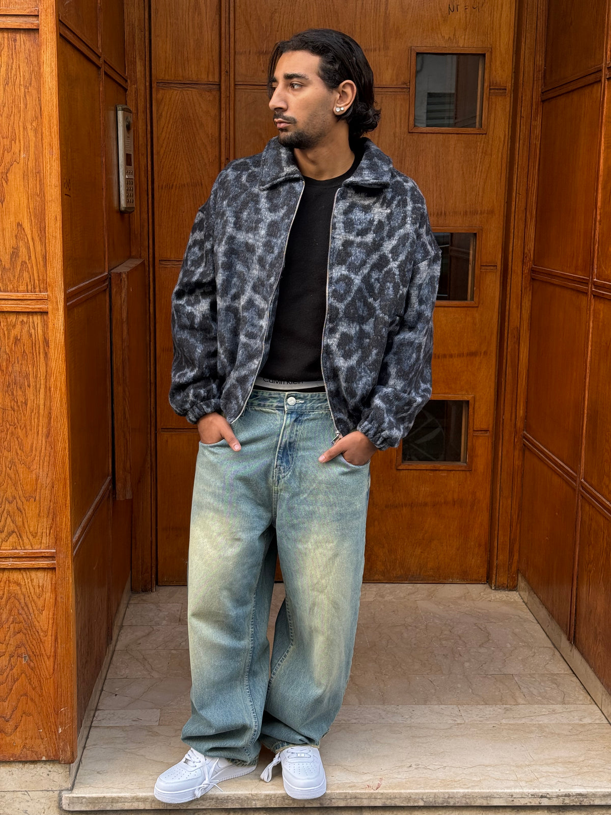 SUPPER BAGGY JEANS TORNADO STYLE (DIRTY VERT)