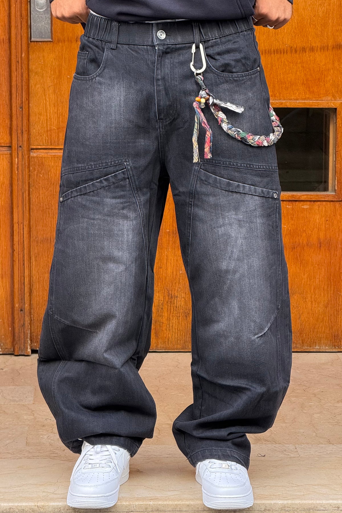 BAGGY JEANS BLACK CN