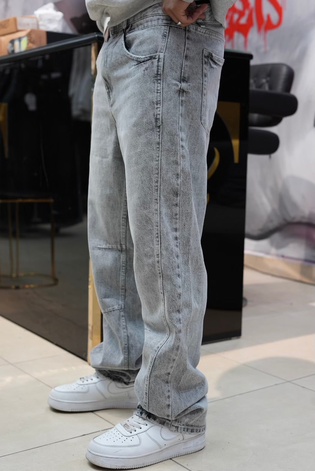 BAGGY JEANS X GREY 2