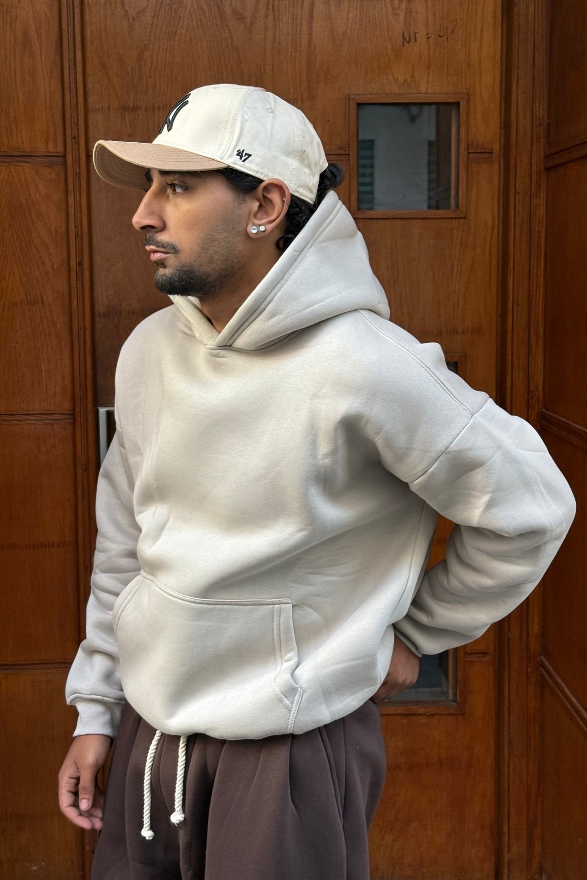 HOODIES BASIC BEIGE OVX