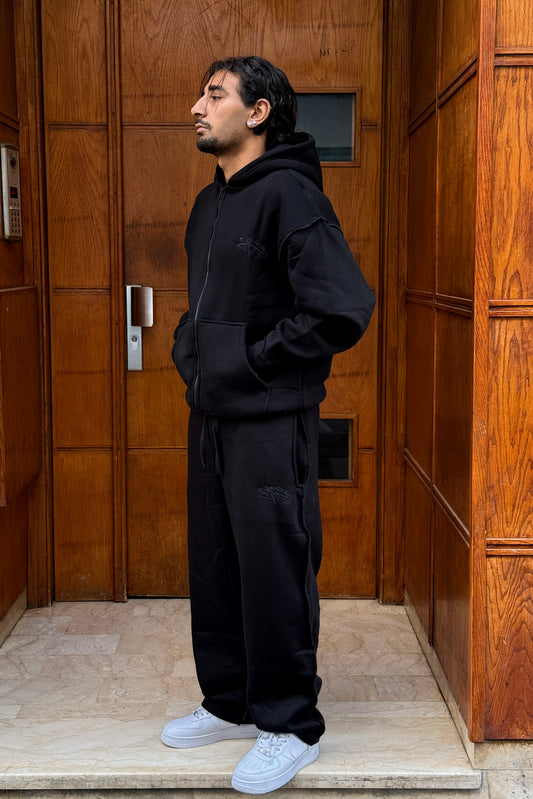 ENSEMBLE ZIP BRODERIE JL BLACK