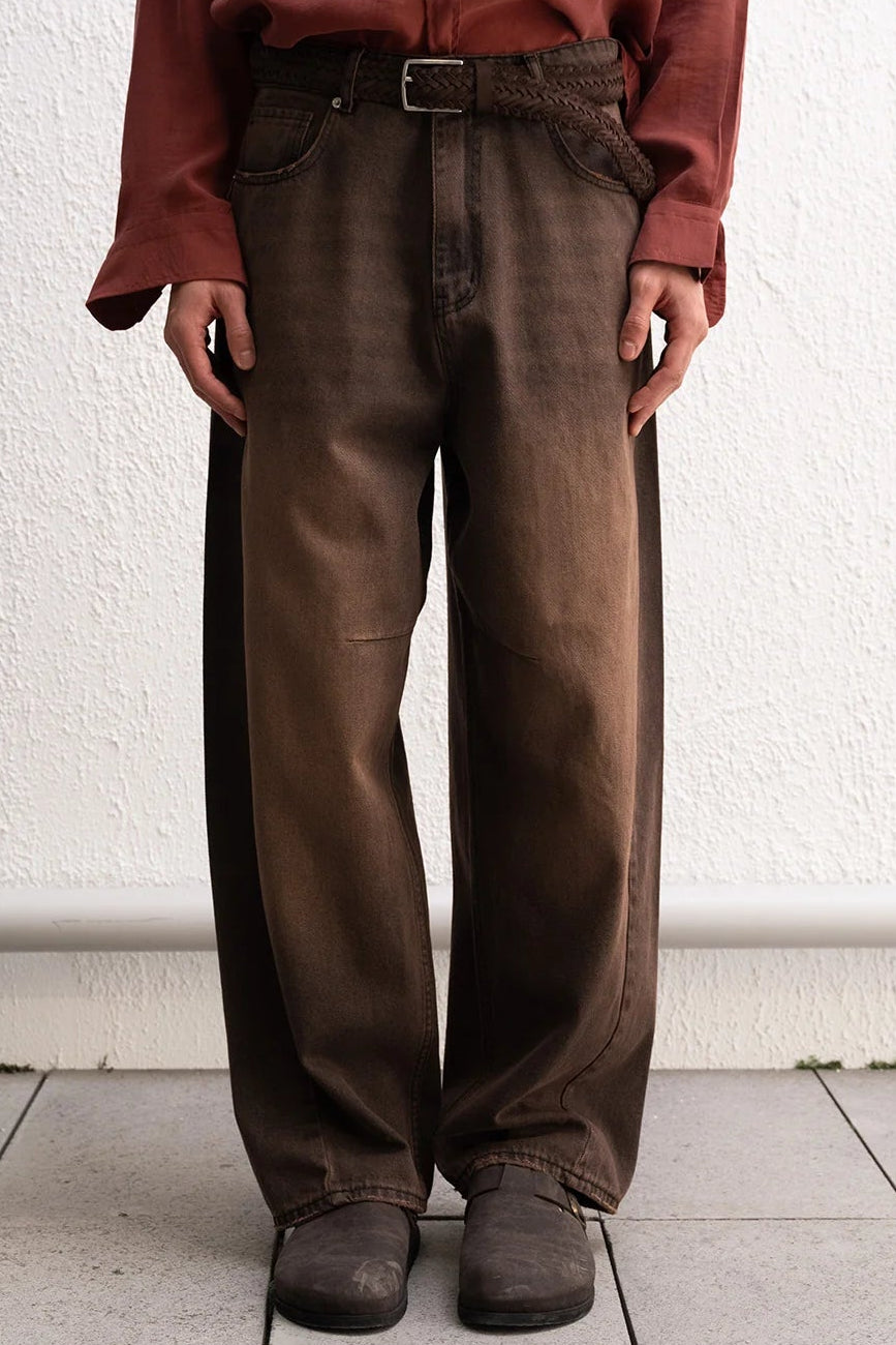 BAGGY FIT JEAN COFFE GST 00450