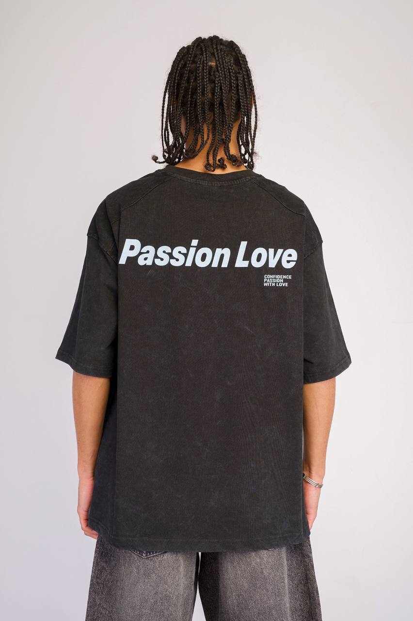 T-SHIRT BR PASSION LOVE BLACK 20-208