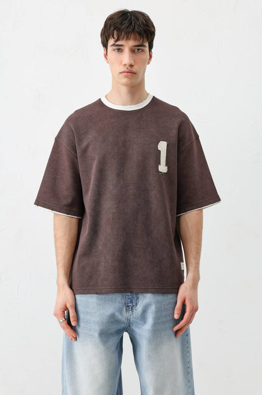 T-SHIRT VM 1 BROWN V70-134