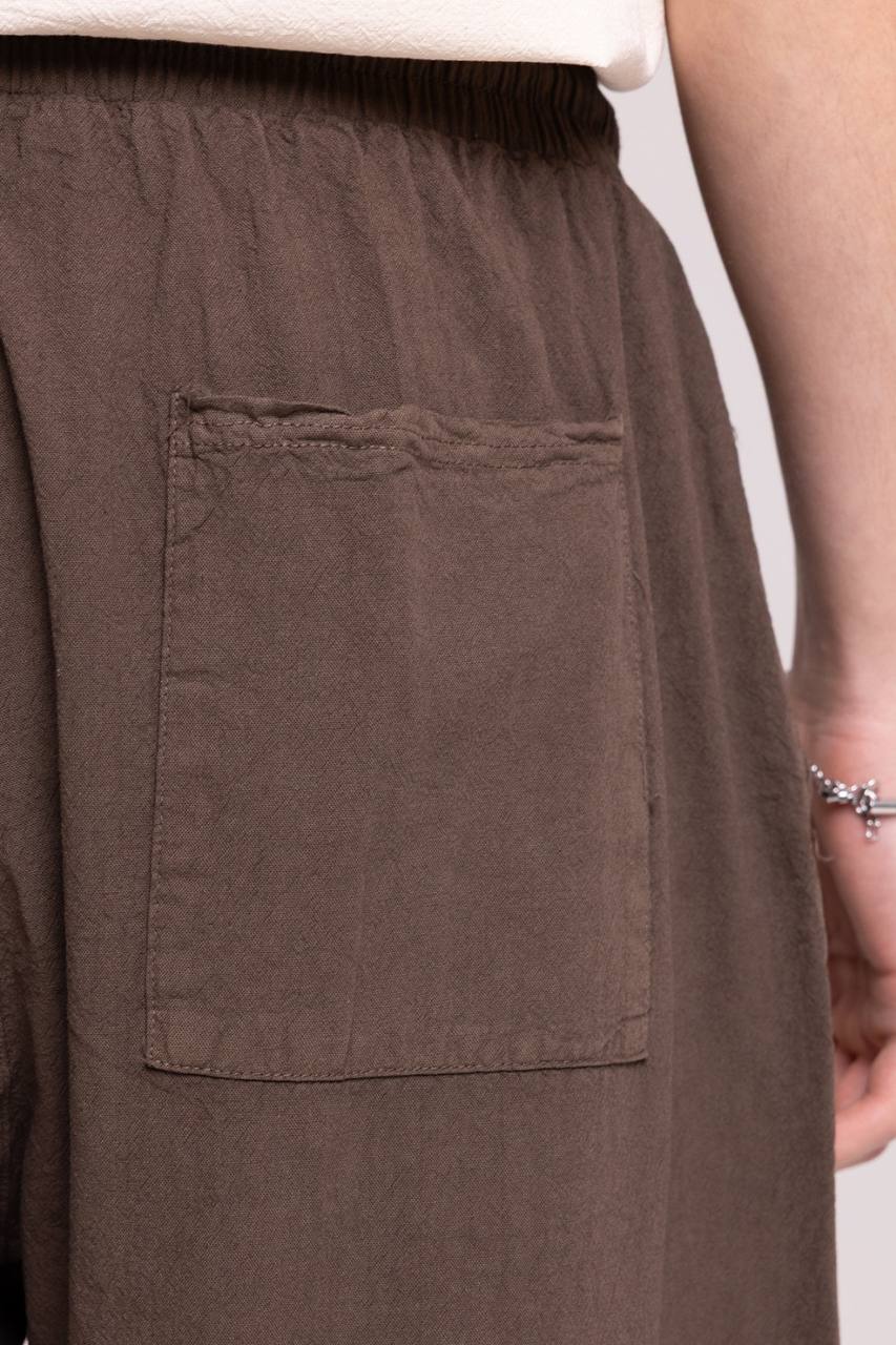 LINEN PANTS BROWN 40-212 / V80-22 / Y145