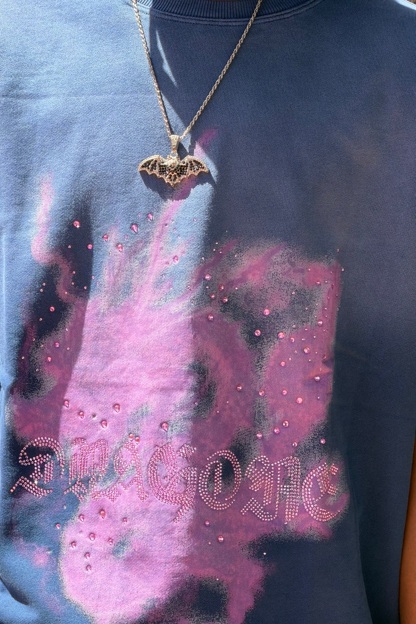 T-SHIRT WASHED DRAGON BLUE