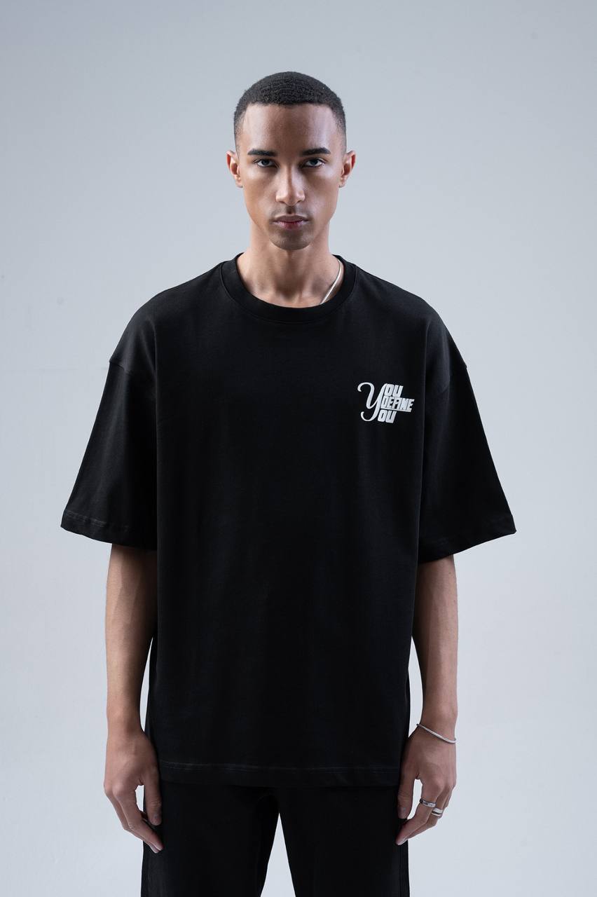 T-SHIRT YOU DEFINE YOU BR BLACK 20-54