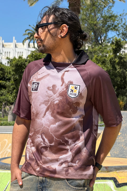 AMERICAN T-SHIRT OFF BROWN 8895