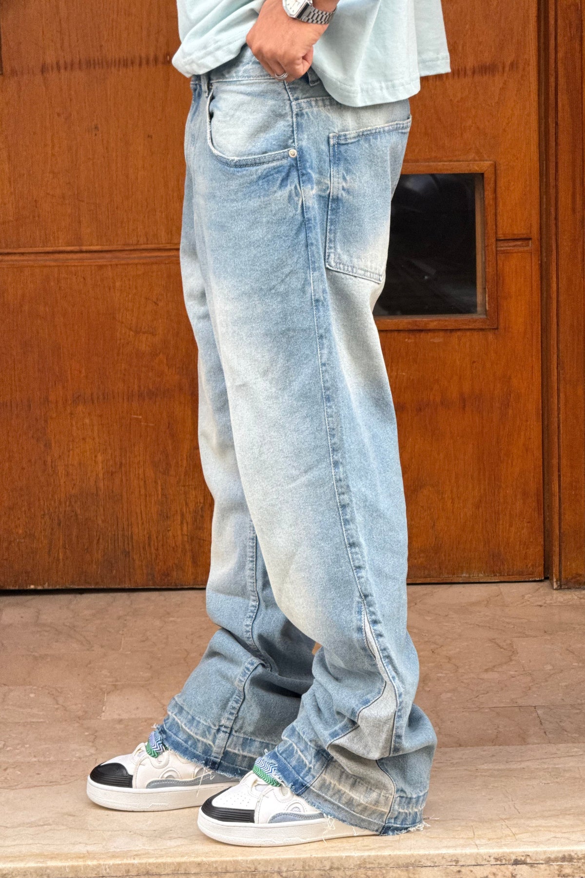 FLARED JEANS (DIRTY CLAIR)