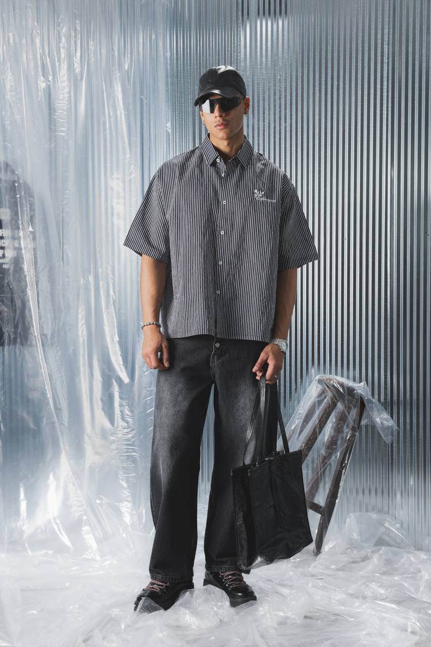 CHEMISE CROP ES GREY E40-63
