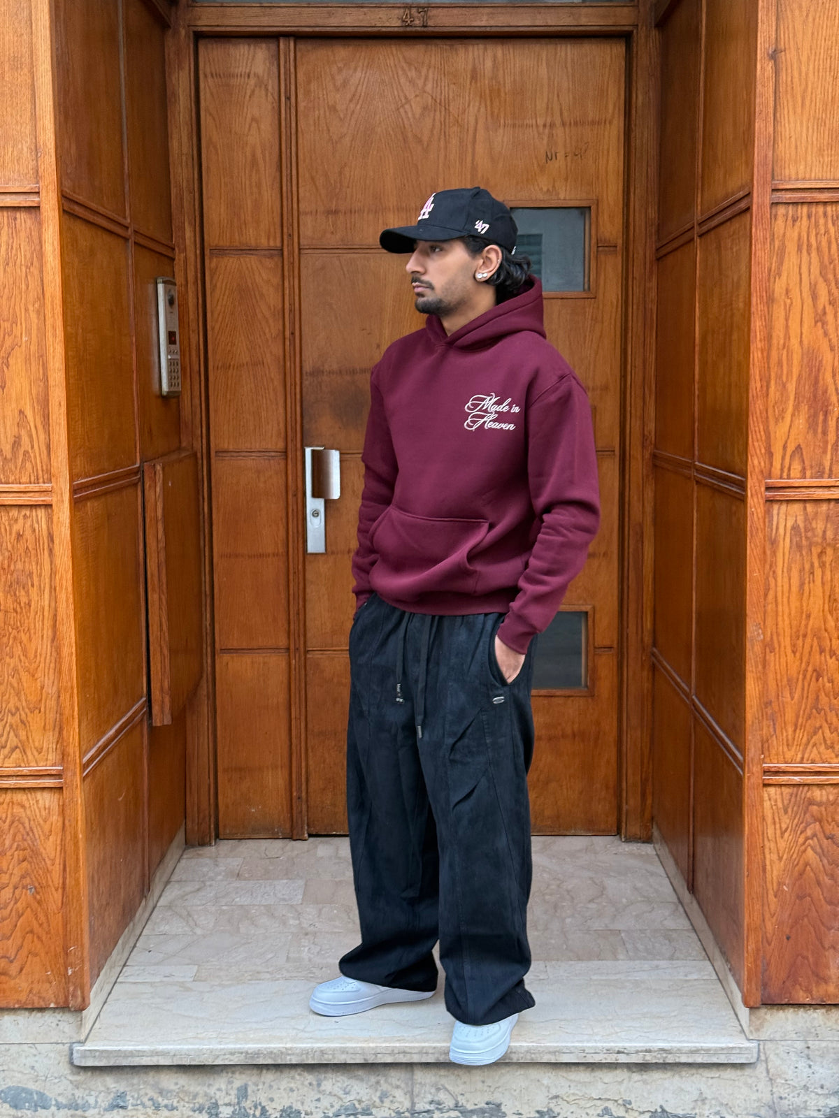 HOODIES MADE IN HEAVEN BURGUNDY BL