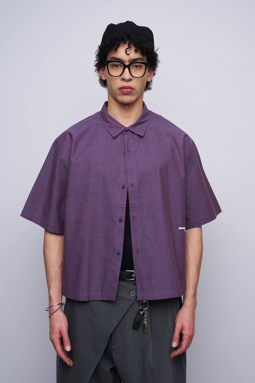 CHEMISE CROP BR BUGUNDY 10-209