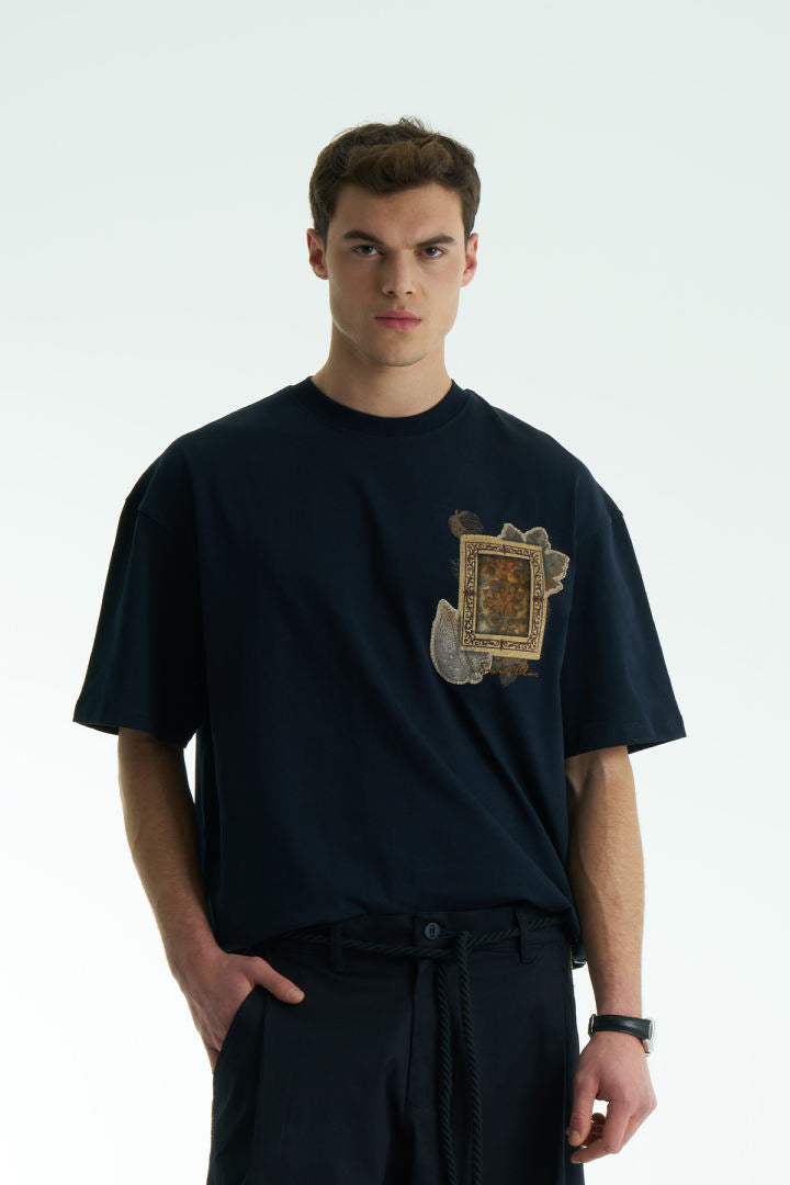 T-SHIRT SW DARK BLUE 5087