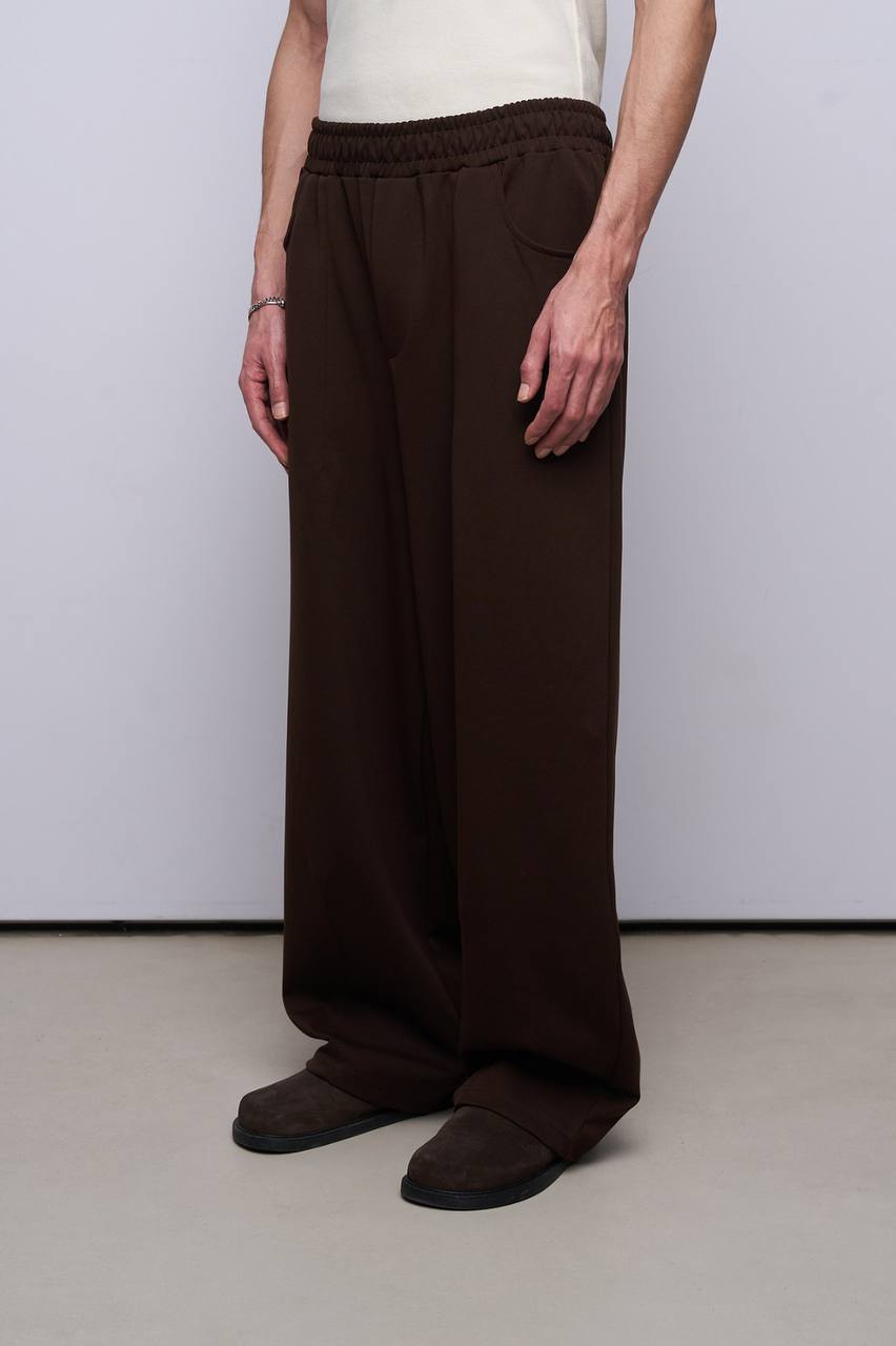 Balloon İnterlock Pants BROWN 40-210