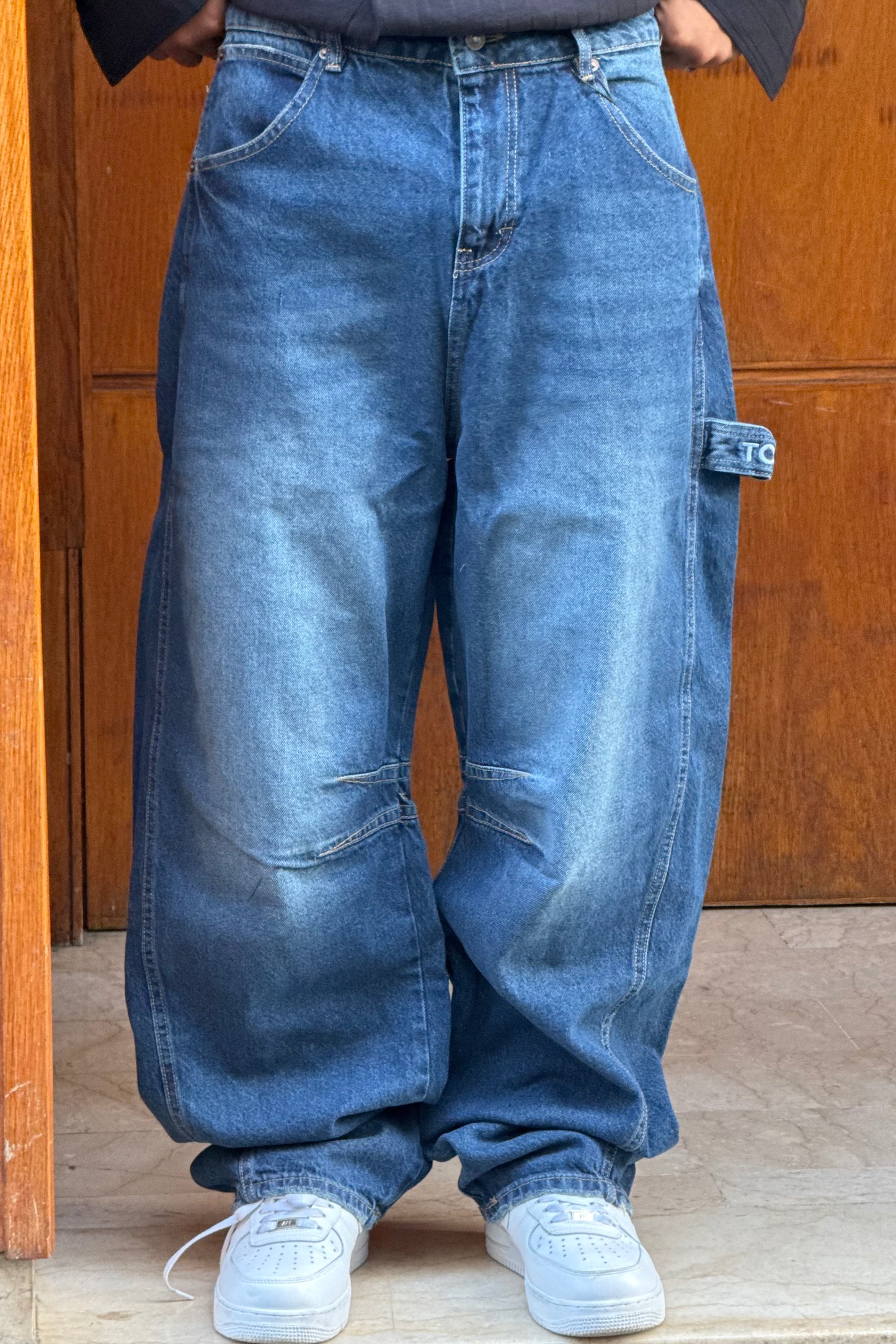 BAGGY JEANS STWD BLEU
