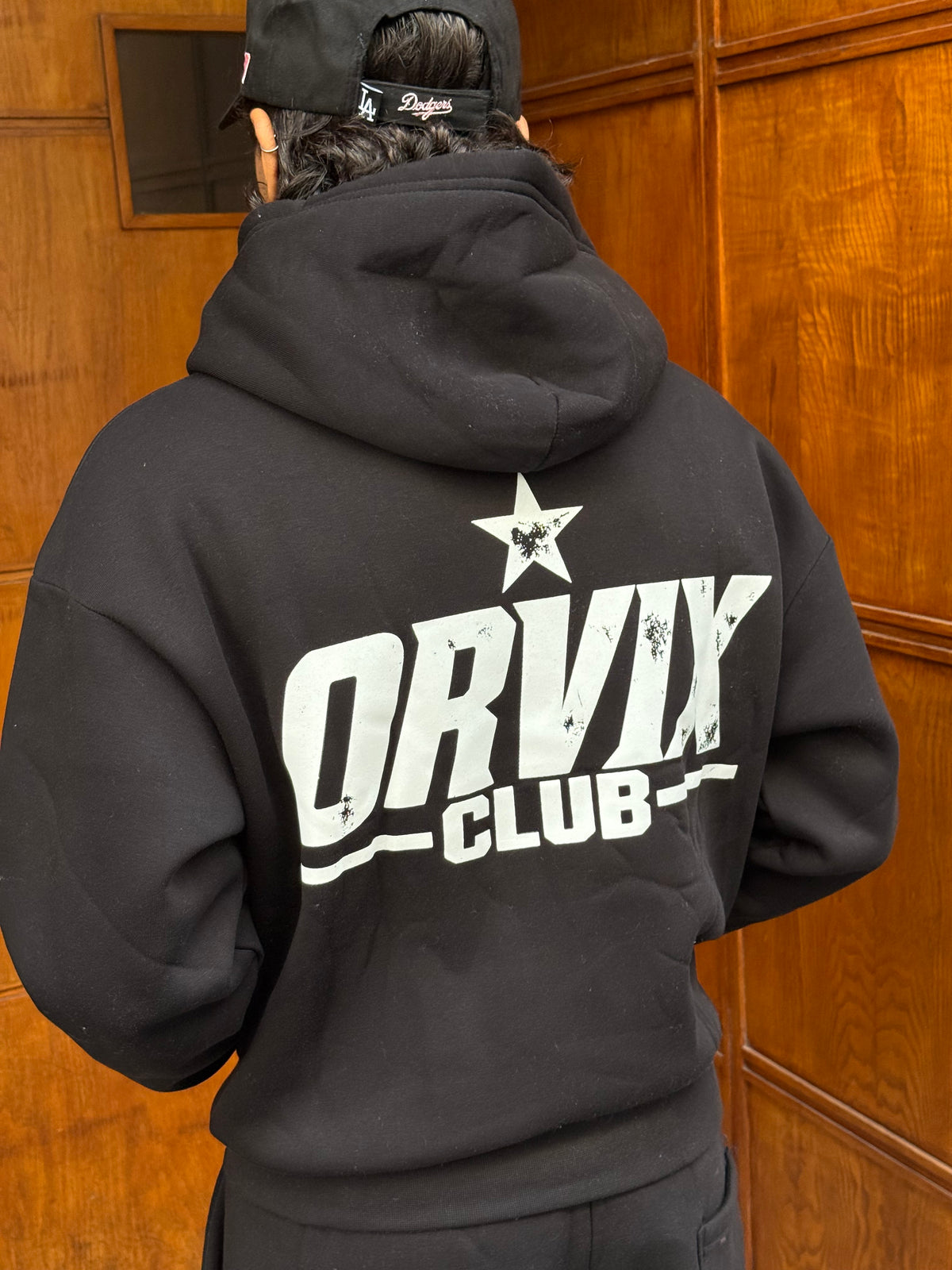 HOODIES CROP ZIP ORVIX CLUB BLACK OVX