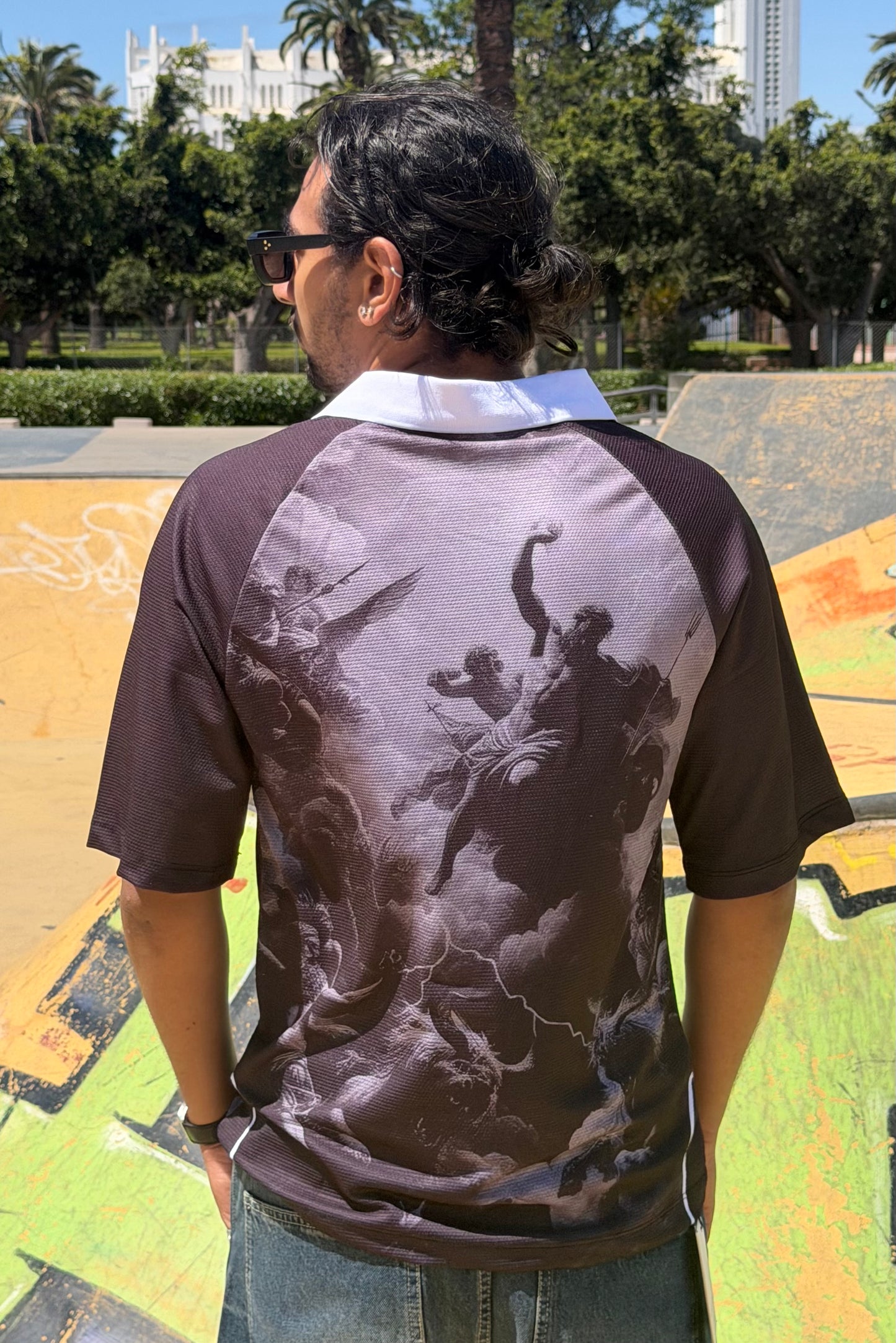 AMERICAN T-SHIRT OFF BLACK 8895