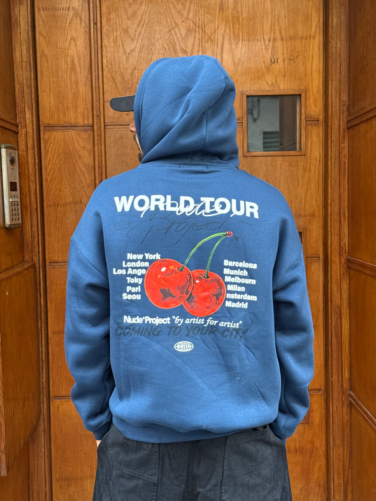 HOODIES WORLD TOUR BLUE OVX