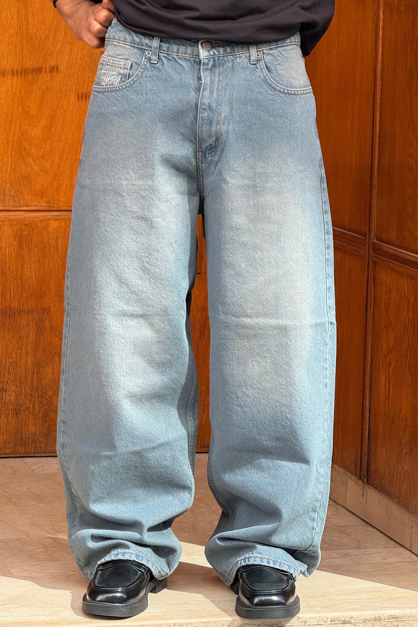 SUPPER BAGGY STUSSY DELAVE PETROL