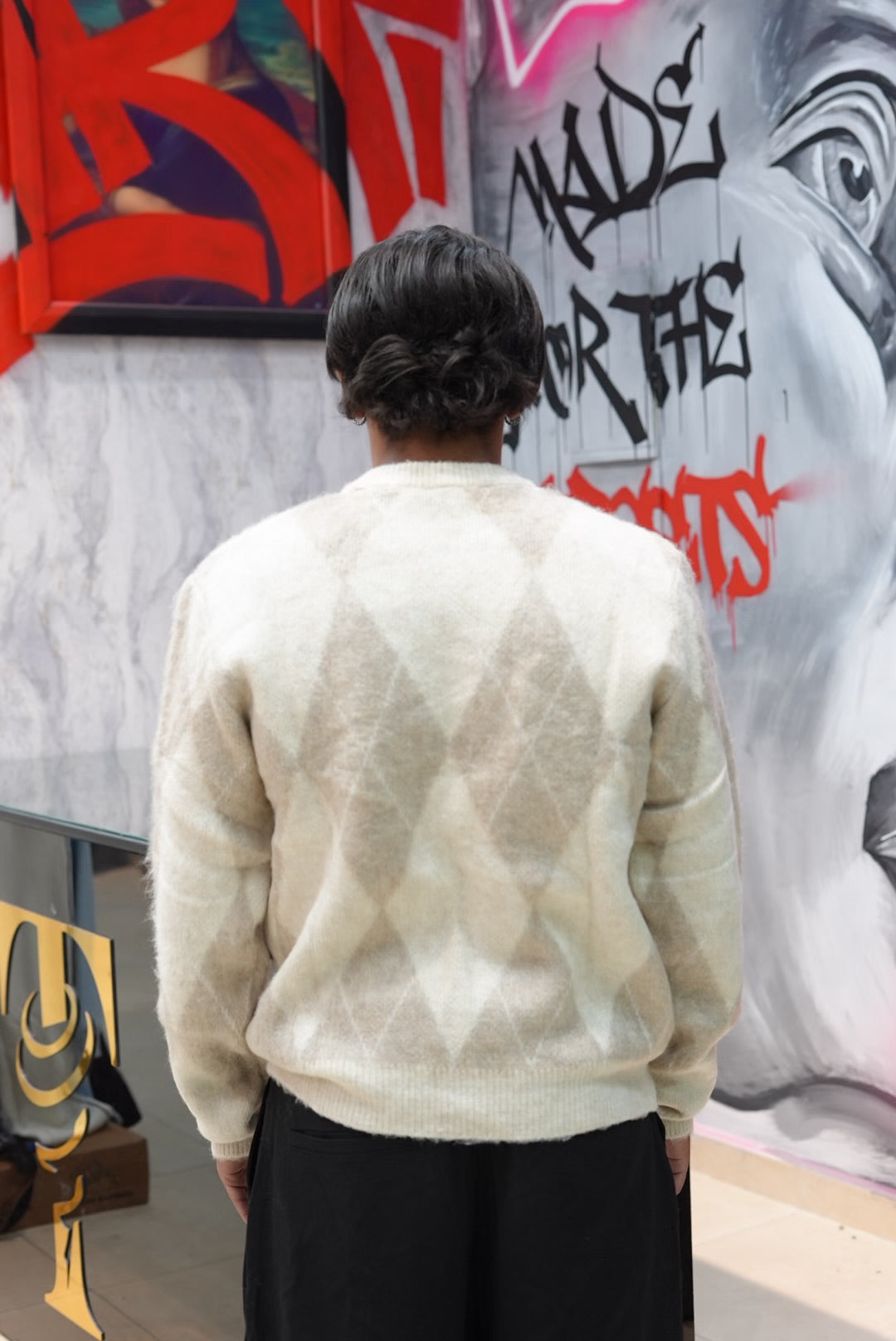 TRIKKO JACQUARD BEIGE V60-19