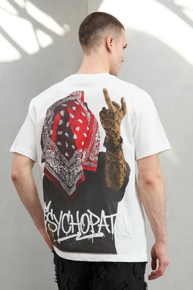 T-SHIRT EK PSYCHOPATH WHITE