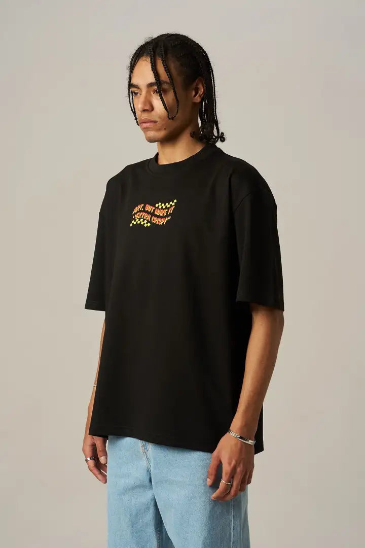T-SHIRT BU BLACK T-20