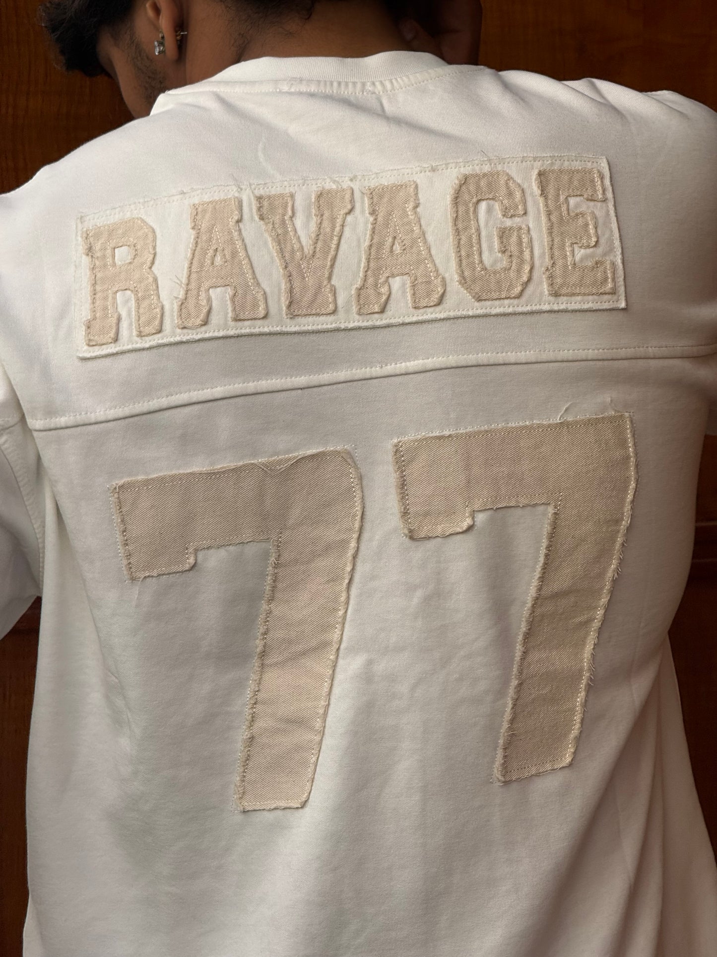 T-SHIRT ES 77 RAVAGE ECRU E71-164