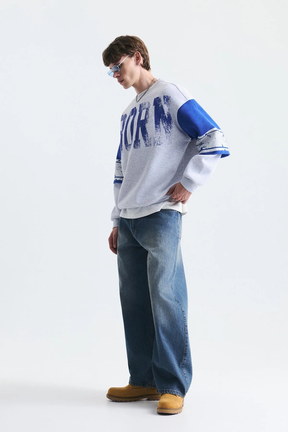 SWEATSHIRT BORN GREY VM V70-237