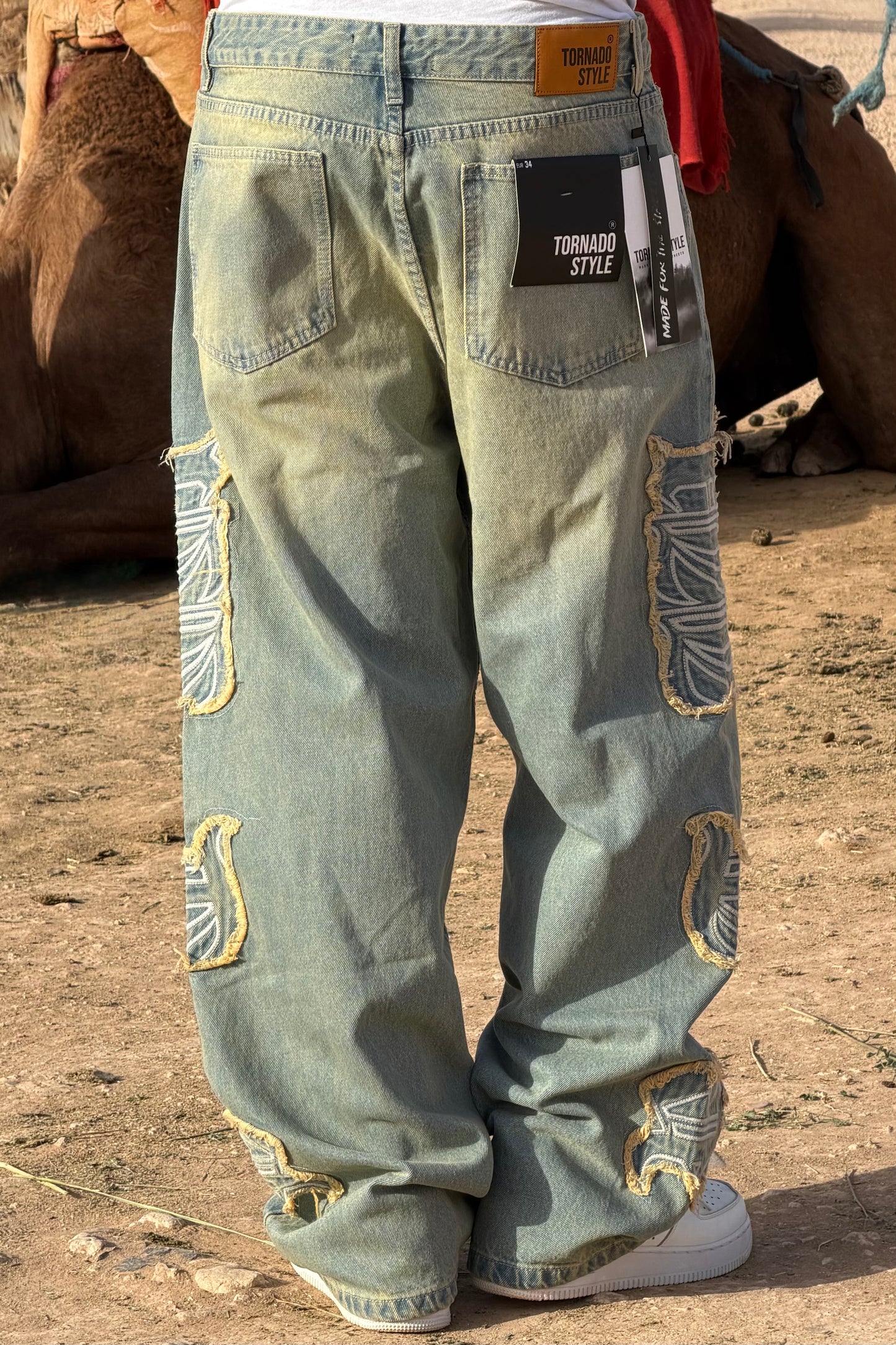 BAGGY JEANS L’INTROUVABLE (DIRTY VERT)