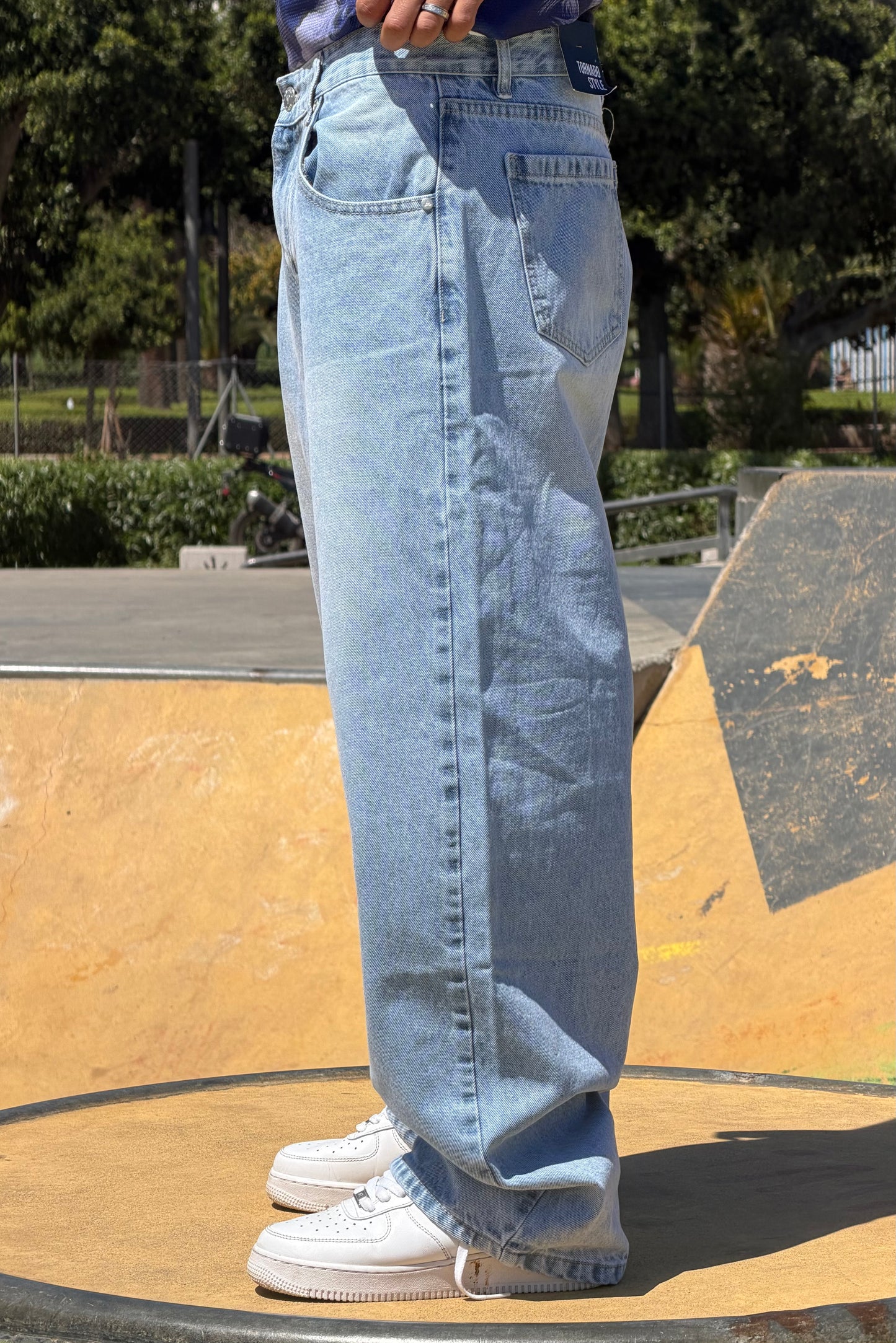 SUPPER BAGGY JEANS TORNADO STYLE BLEU DELAVE