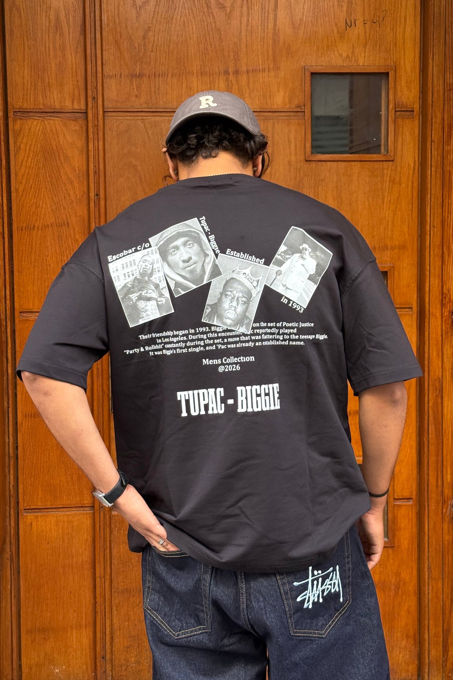 T-SHIRT TUPAC-BIGGIE BLACK ESCO