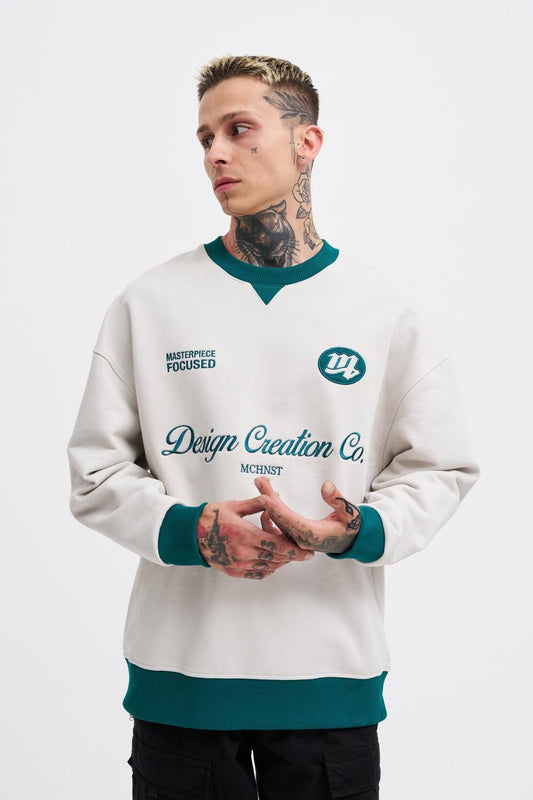 SWEATSHIRT MASTERPIECE GREY M3522