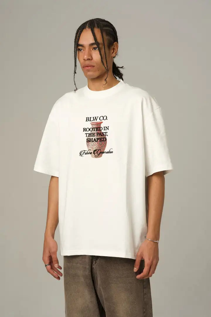 T-SHIRT BU WHITE T-44