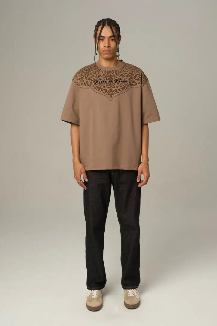 T-SHIRT BU BROWN T-43