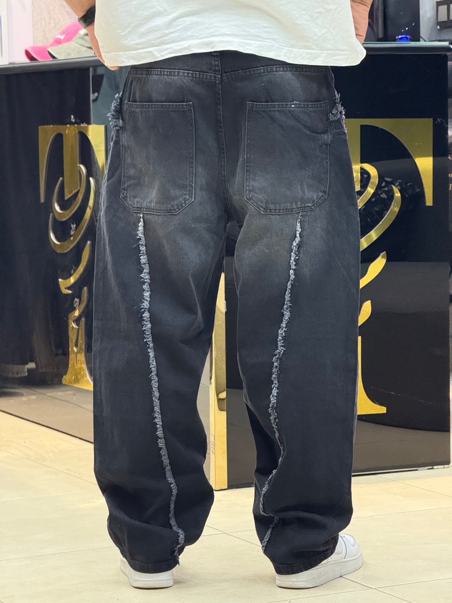 BAGGY JEANS STORM NOIR