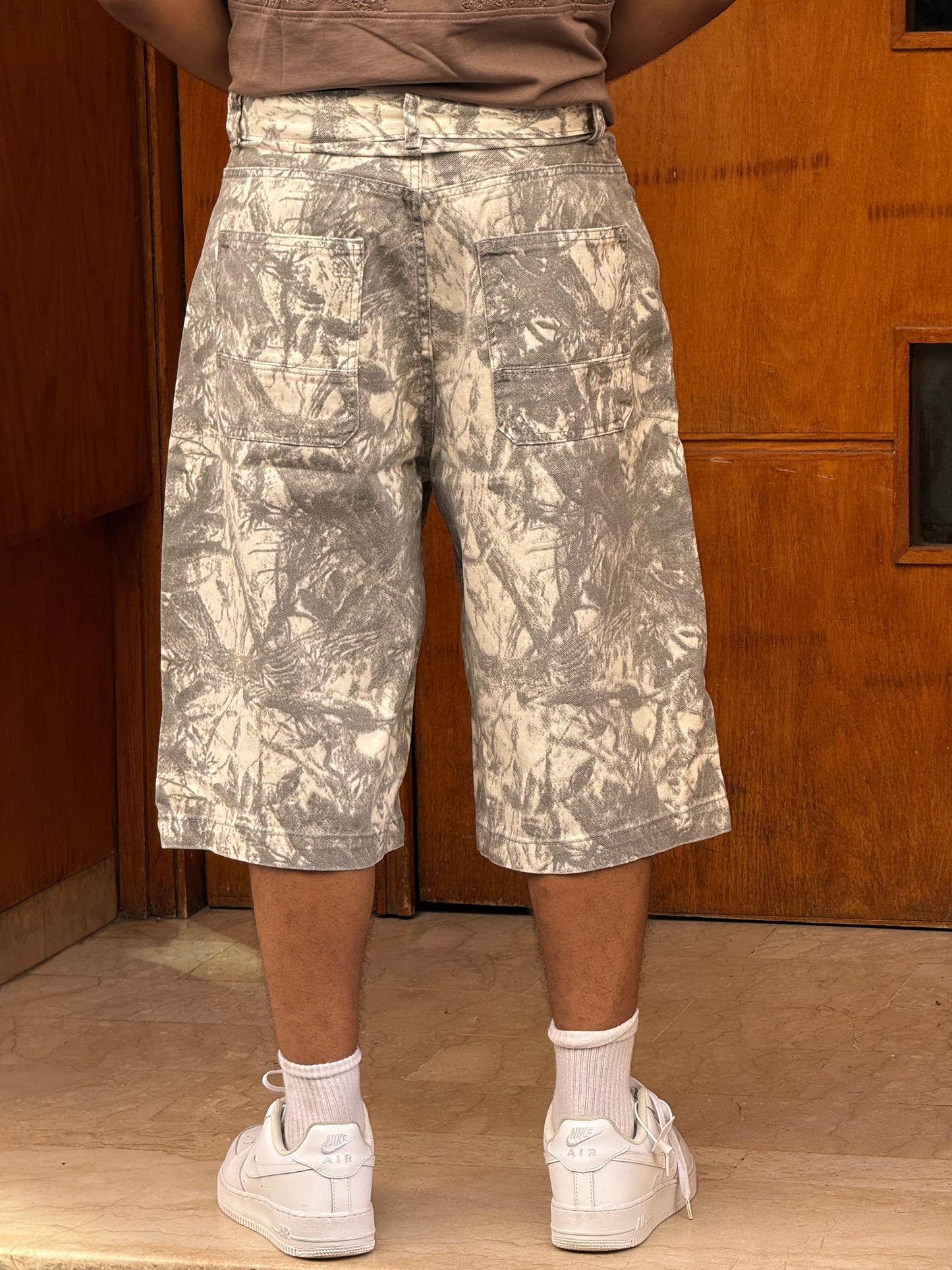 BAGGY JORTS IMPRIME FLOWERS
