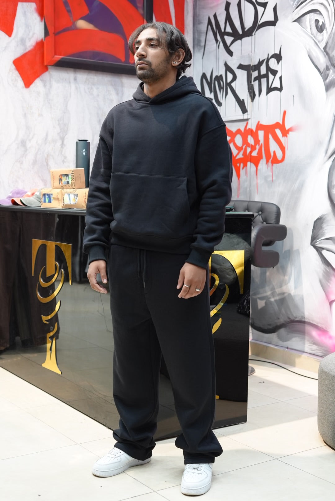 ENSEMBLE SWEATPANTS BLACK 9435