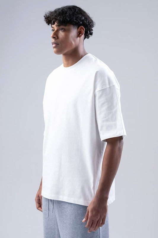 T-SHIRT BASIC OVERSIZE BLANC