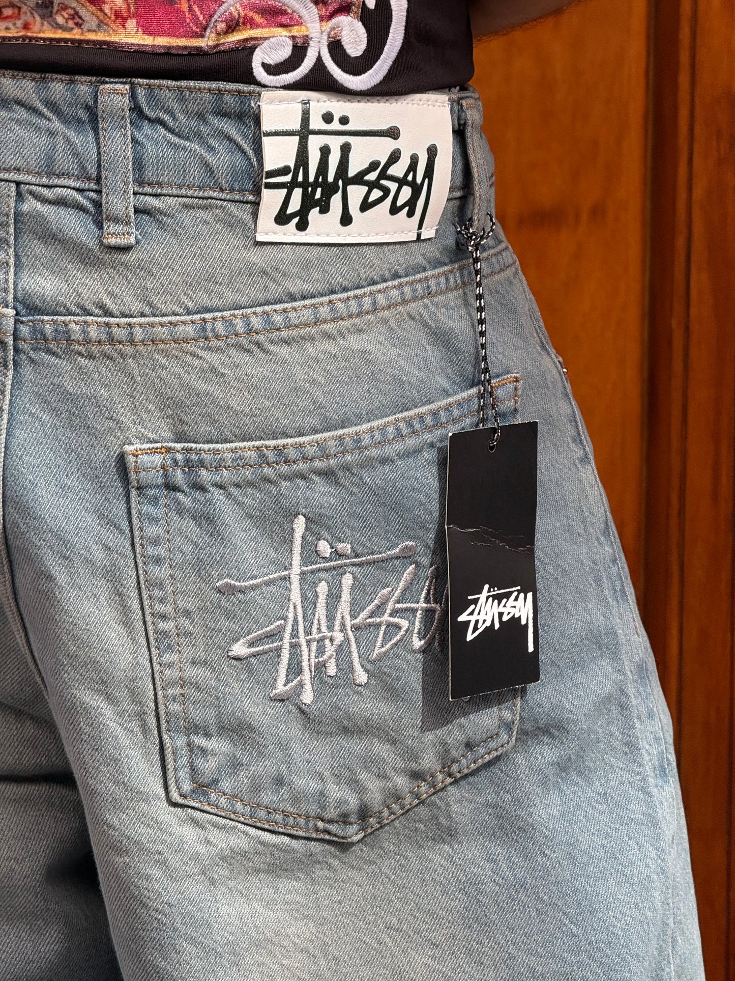 SUPPER BAGGY STUSSY DELAVE PETROL