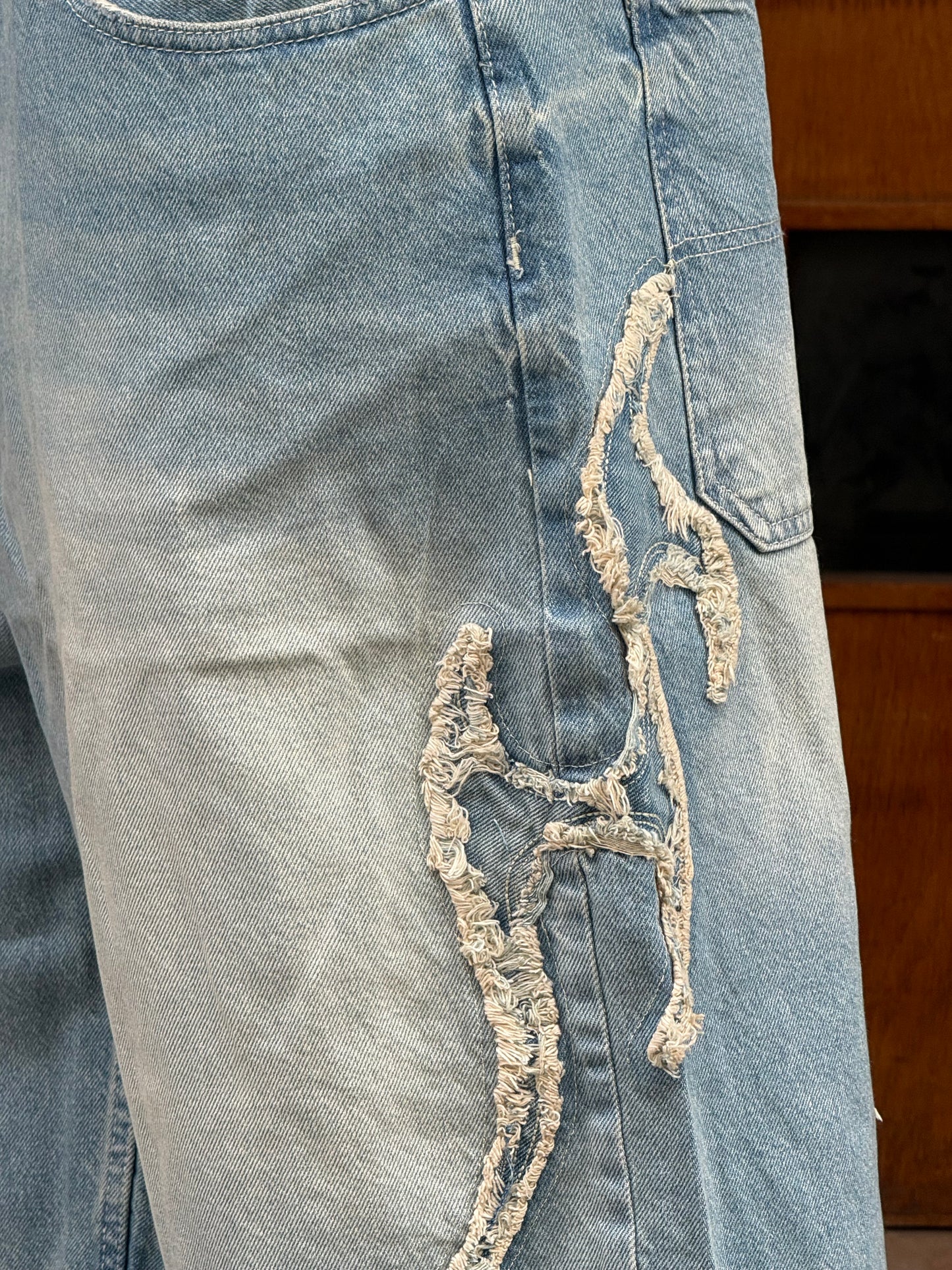 BAGGY JORTS FIRE DIRTY CLAIR BS