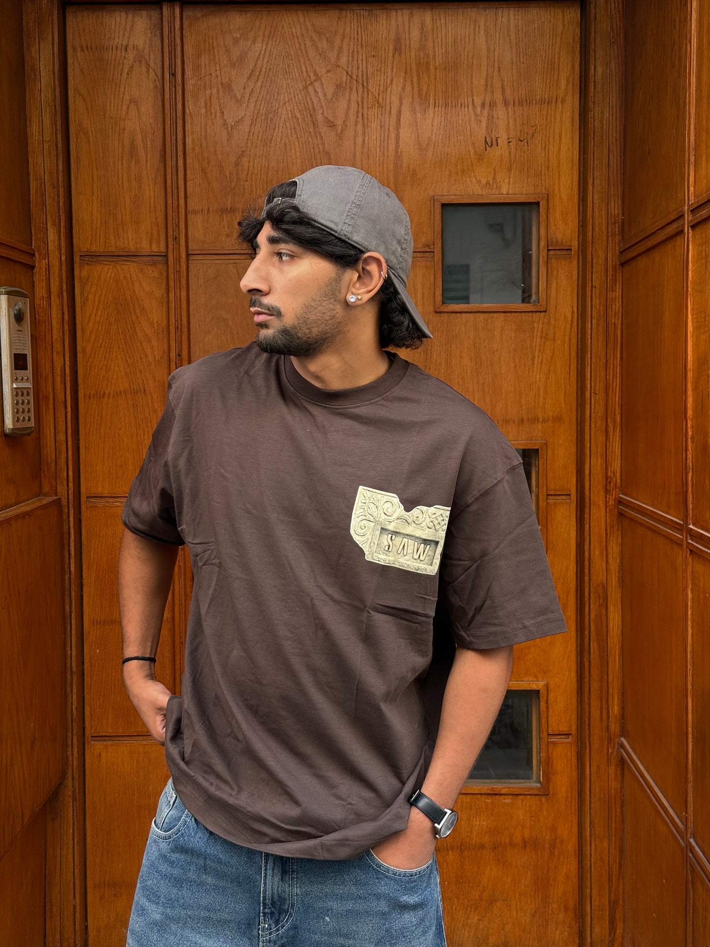 T-SHIRT SW BROWN 5107