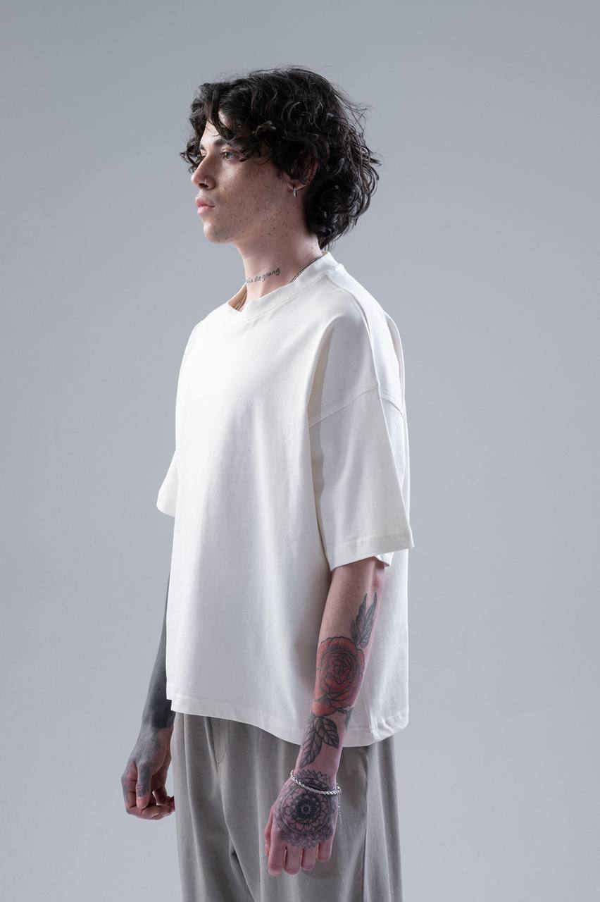 T-SHIRT CROP BASIC WHITE 20-206