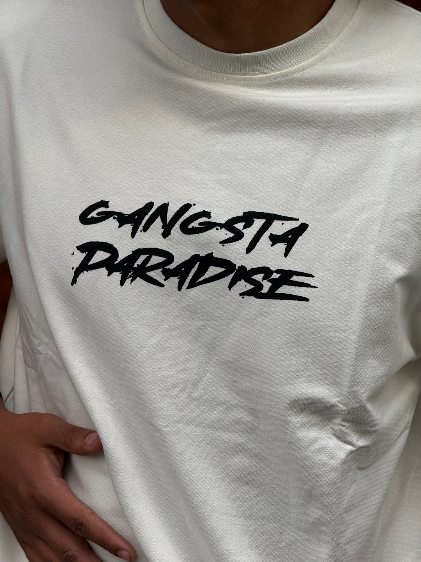 T-SHIRT GANGSTA WHITE ESCO