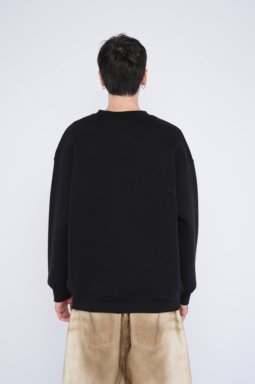 SWEATSHIRT BLACK BR