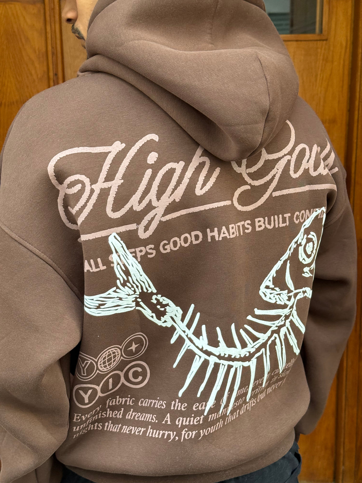HOODIES HIGH GOALS BROWN BL
