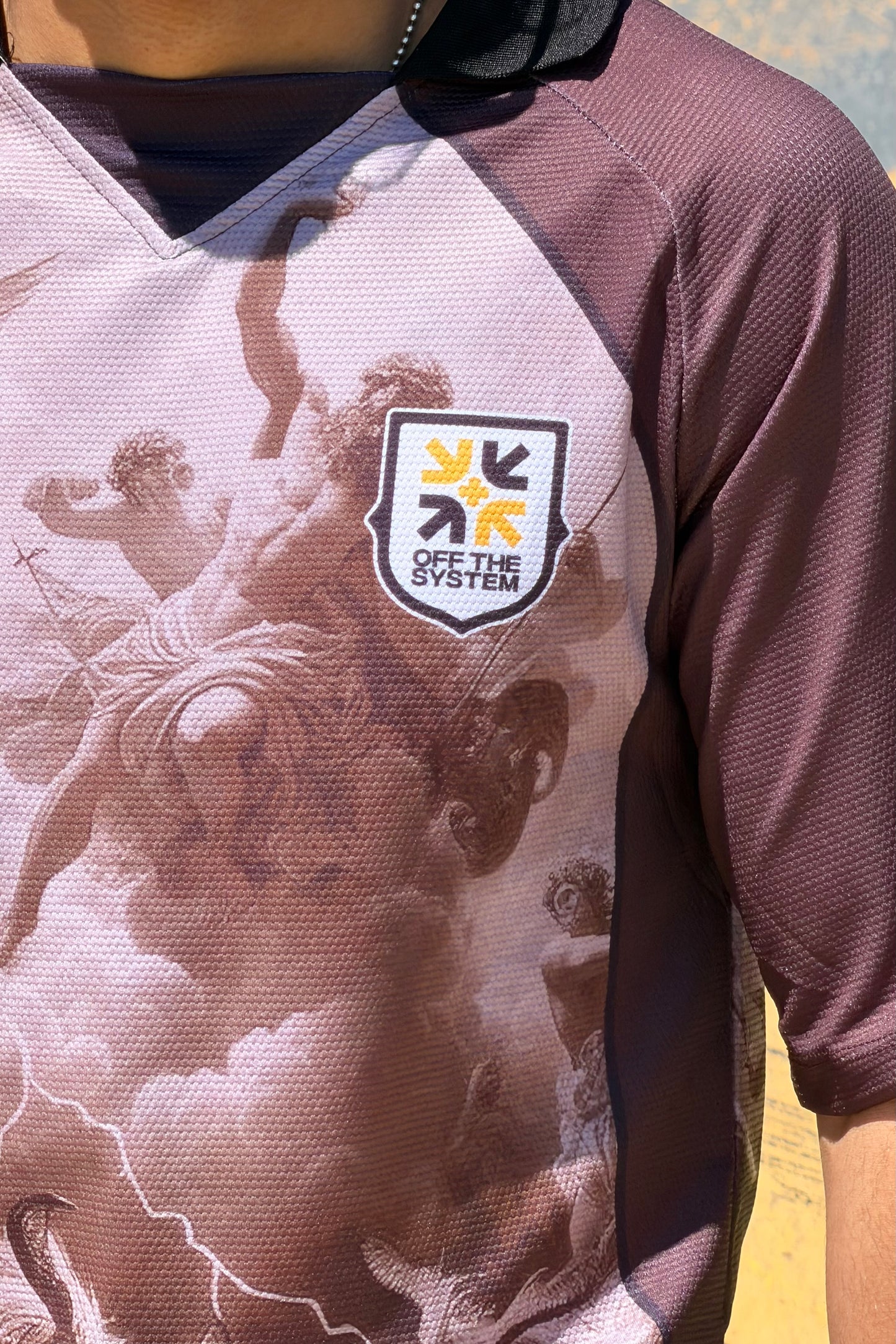 AMERICAN T-SHIRT OFF BROWN 8895